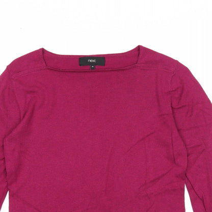 Womens UK Size 10 NEXT Purple Pullover Jumper