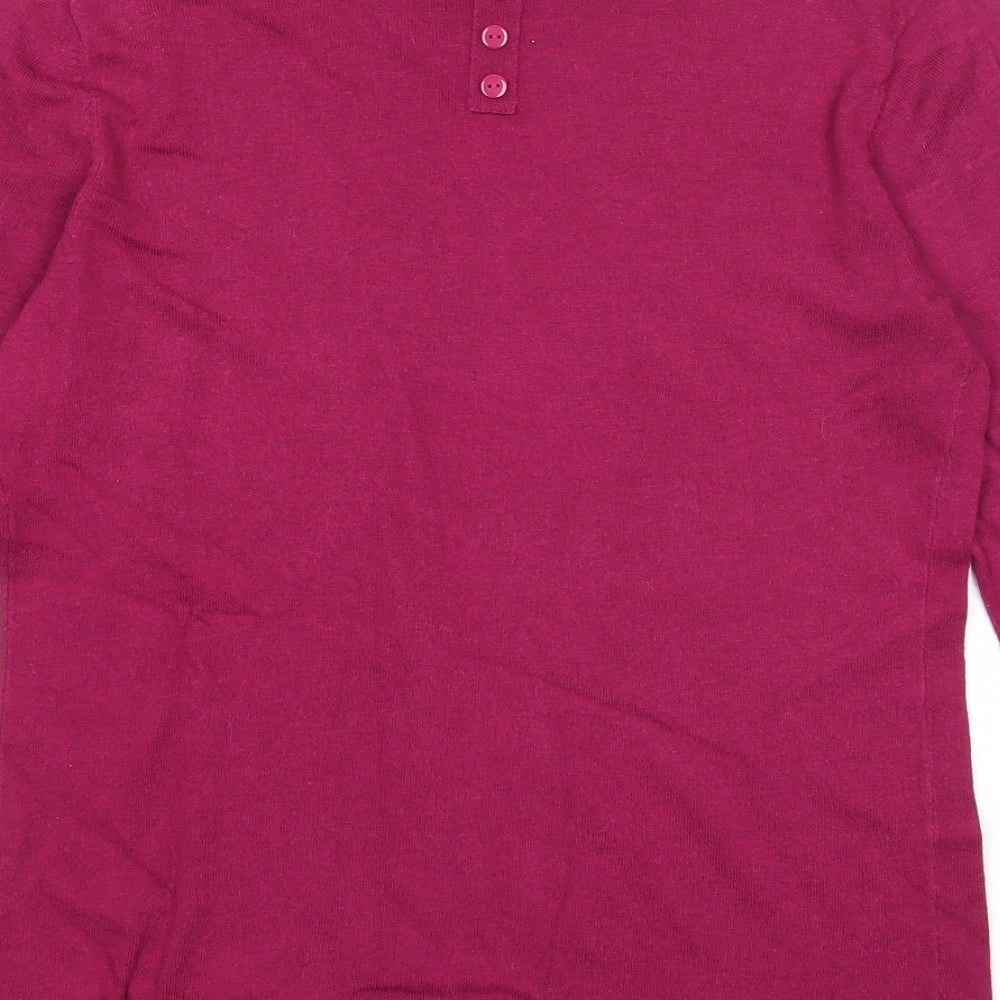 Womens UK Size 10 NEXT Purple Pullover Jumper