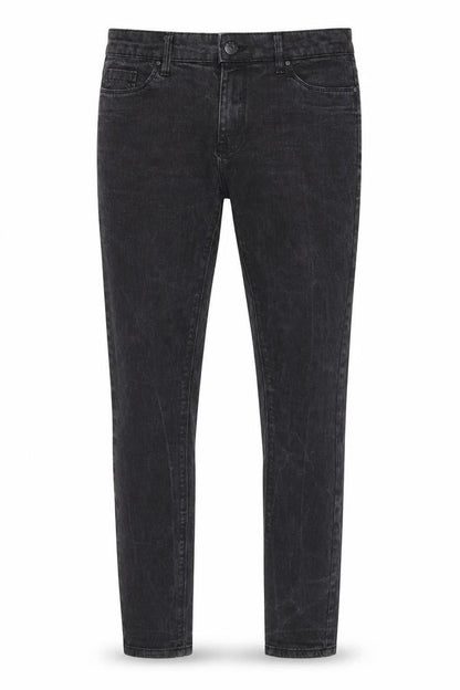 Mens UK Size 30 in 365 Denim Regular Fit Skinny Black Jeans