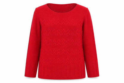 Womens UK Size S Envy Red Pullover Jumper