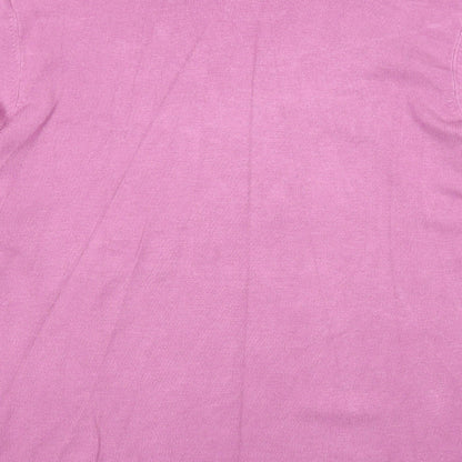 Victoria Layne Womens Purple V-Neck Viscose Pullover Jumper Size 12