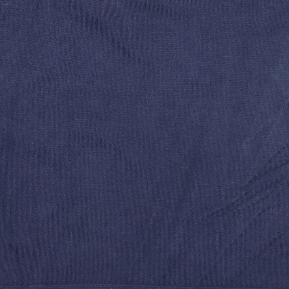 Womens UK Size 8 Papaya Blue Cardigan Jumper