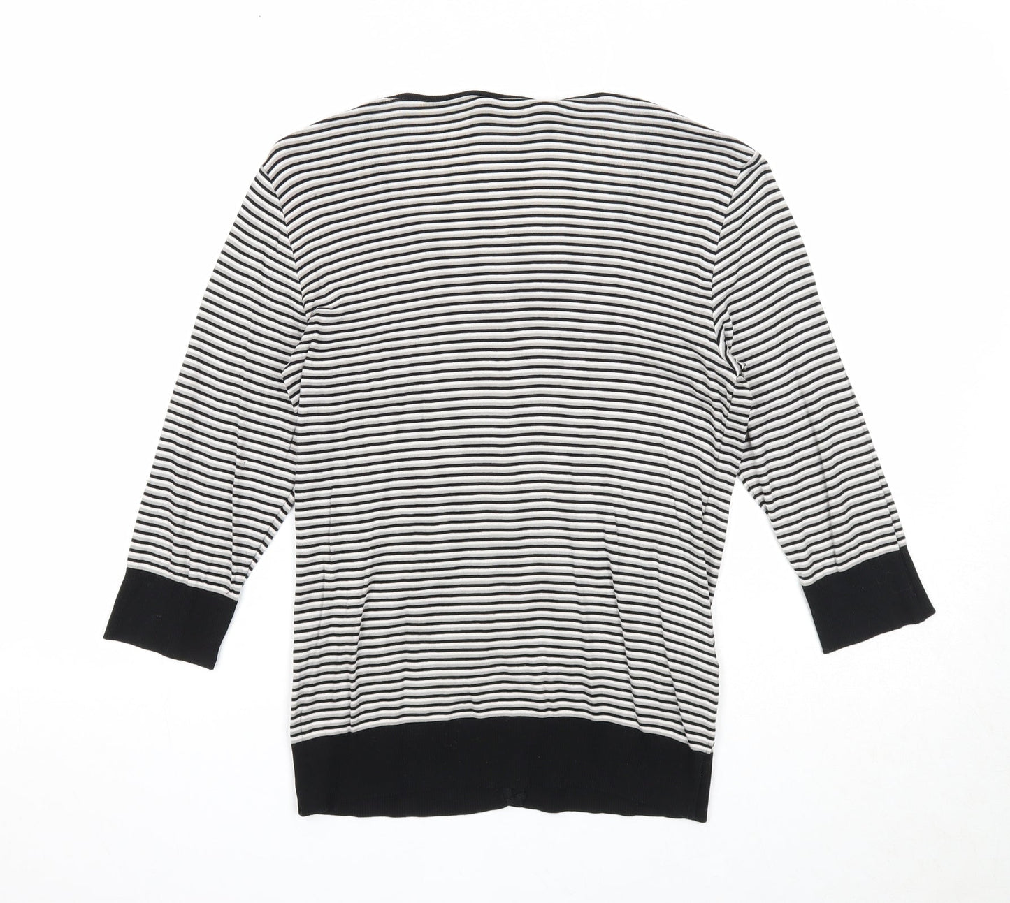 Womens UK Size M Planet Black Cardigan Jumper