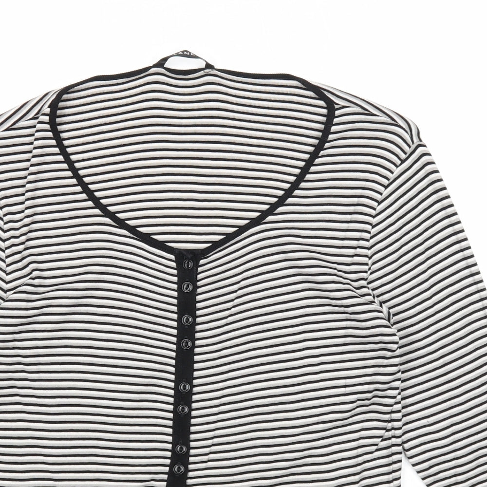 Womens UK Size M Planet Black Cardigan Jumper