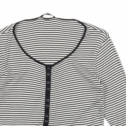 Womens UK Size M Planet Black Cardigan Jumper