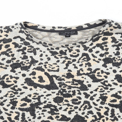 Womens UK Size 10 Topshop Multicoloured Pullover Jumper