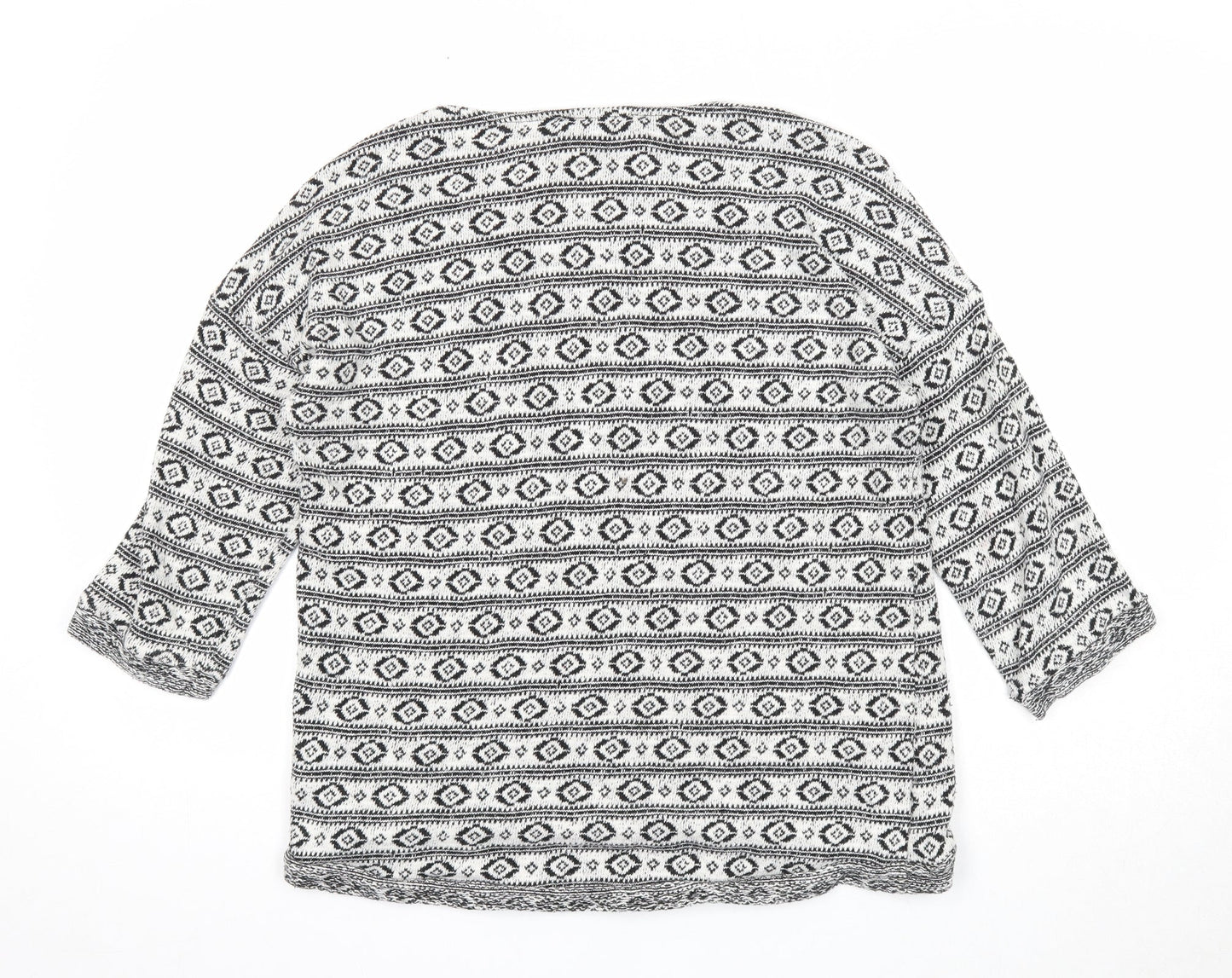 Womens UK Size 14 NEXT White Pullover Jumper