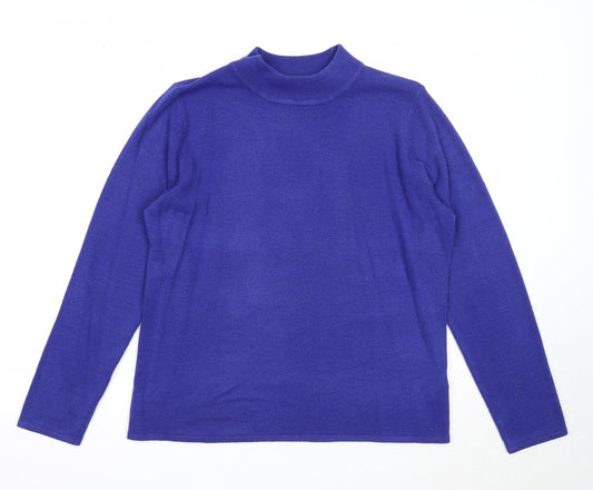 Womens UK Size M Bonmarché Blue Pullover Jumper