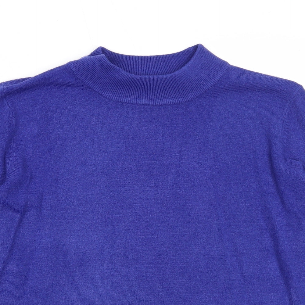 Womens UK Size M Bonmarché Blue Pullover Jumper