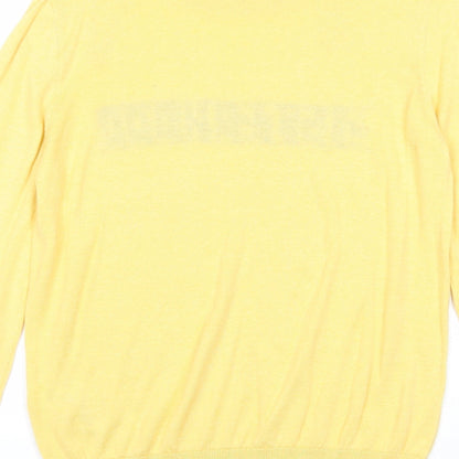 Womens UK Size 10 New Look Yellow Pullover Jumper