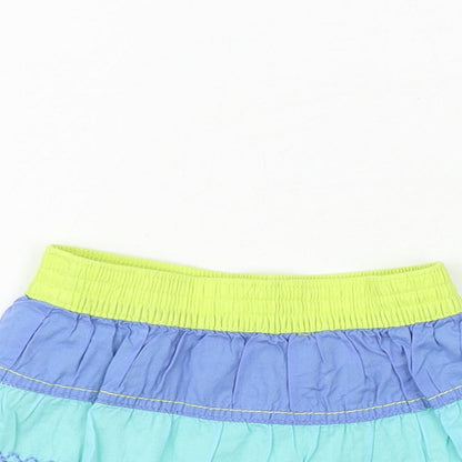 Cherokee Baby Multicoloured Striped 100% Cotton A-Line Skirt Size 9-12 Months Pull On