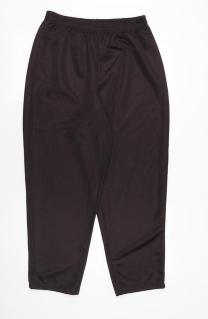 Womens UK Size 16 Preworn Regular Fit  Brown Trousers