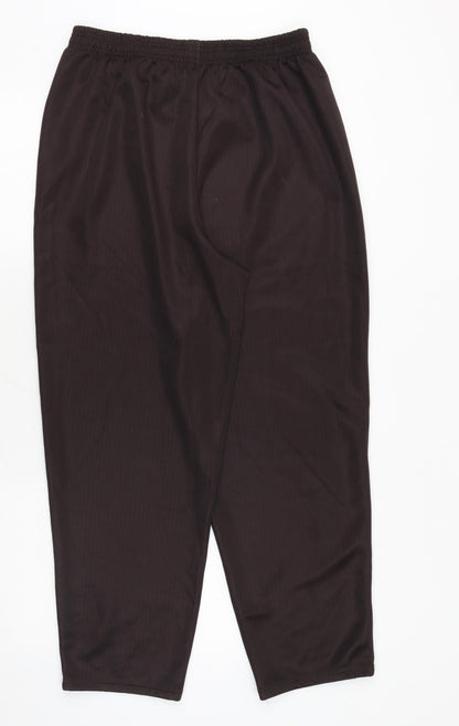 Womens UK Size 16 Preworn Regular Fit  Brown Trousers