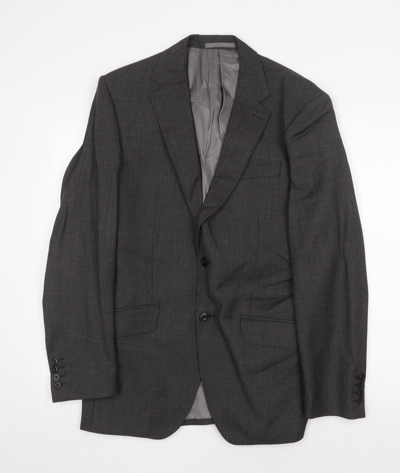 Mens UK Size 38 Marks and Spencer Regular Grey Suit Jacket