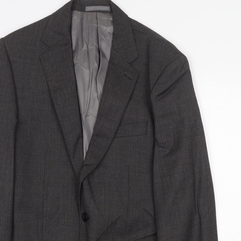 Mens UK Size 38 Marks and Spencer Regular Grey Suit Jacket