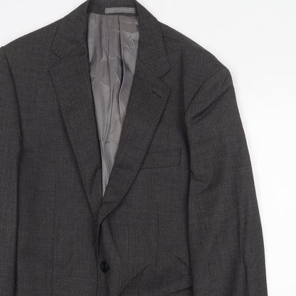Mens UK Size 38 Marks and Spencer Regular Grey Suit Jacket