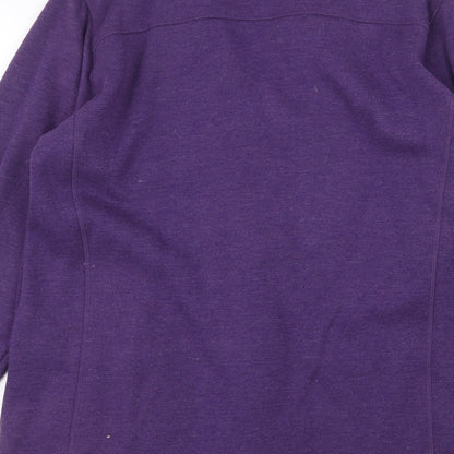 Cotton Traders Womens Purple Jacket Size 12 Button