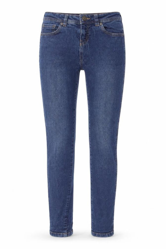 Womens UK Size 8 Peacocks Regular Fit Skinny Blue Jeans