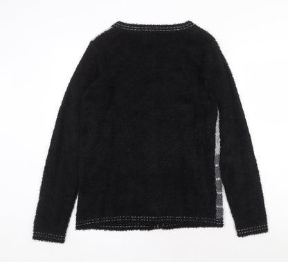 Womens UK Size S Casamia Black Cardigan Jumper