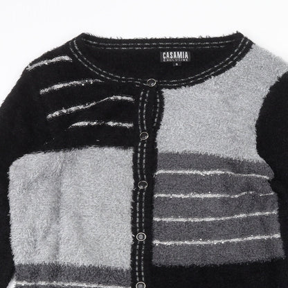 Womens UK Size S Casamia Black Cardigan Jumper