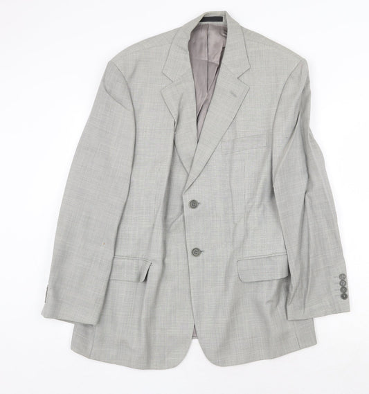Mens UK Size 42 Marks and Spencer Regular Grey Suit Jacket