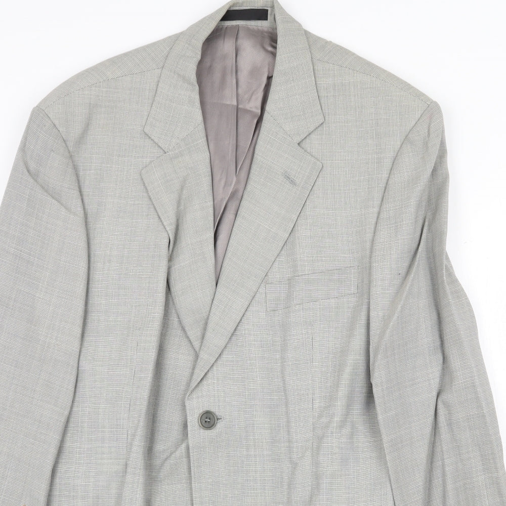 Mens UK Size 42 Marks and Spencer Regular Grey Suit Jacket