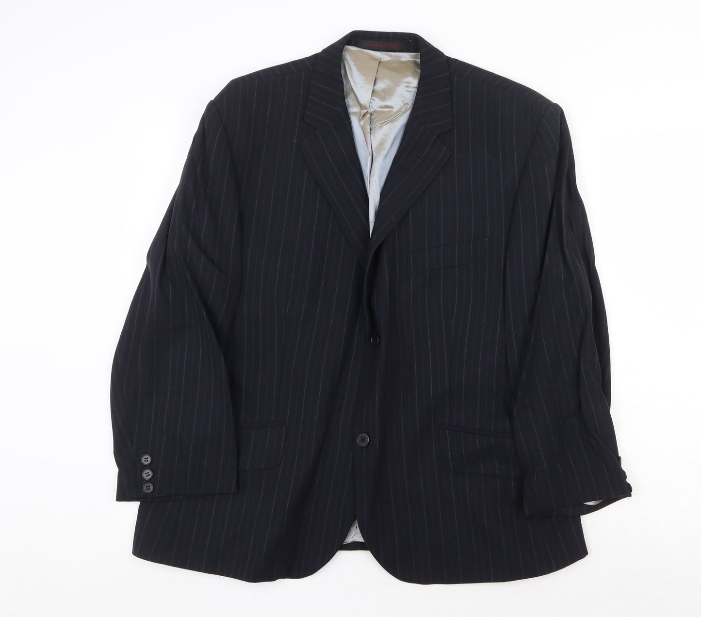 Mens UK Size 42 City Survival Regular Black Suit Jacket