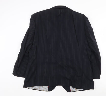 Mens UK Size 42 City Survival Regular Black Suit Jacket