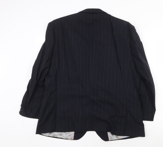 Mens UK Size 42 City Survival Regular Black Suit Jacket