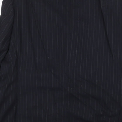 Mens UK Size 42 City Survival Regular Black Suit Jacket
