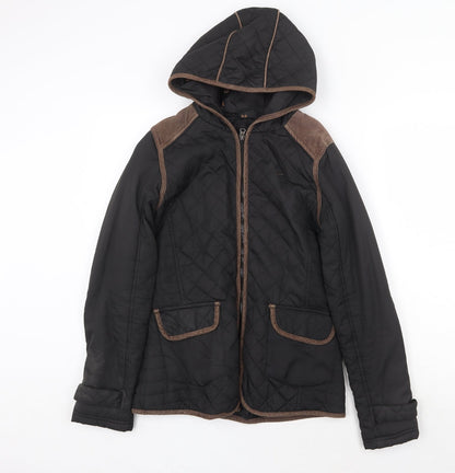 Blonde + Blonde Womens Black Jacket Size 10 Zip