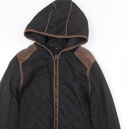 Blonde + Blonde Womens Black Jacket Size 10 Zip