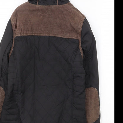 Blonde + Blonde Womens Black Jacket Size 10 Zip