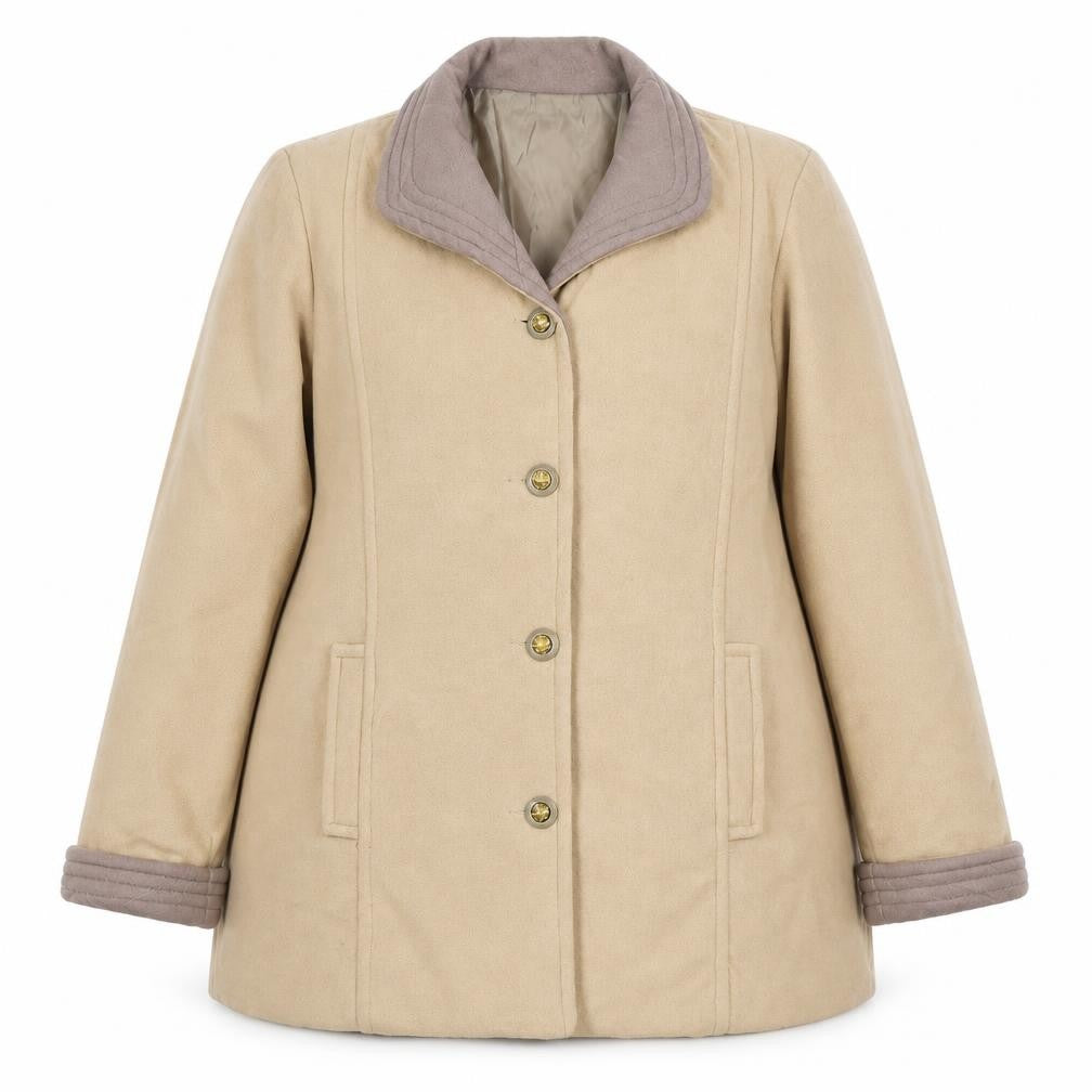 Womens UK Size 16 Gabriella Vicenga Beige Jacket