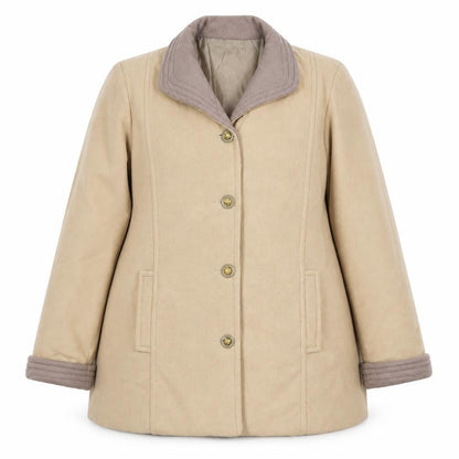 Womens UK Size 16 Gabriella Vicenga Beige Jacket