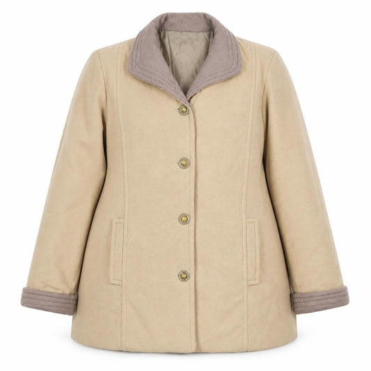 Womens UK Size 16 Gabriella Vicenga Beige Jacket