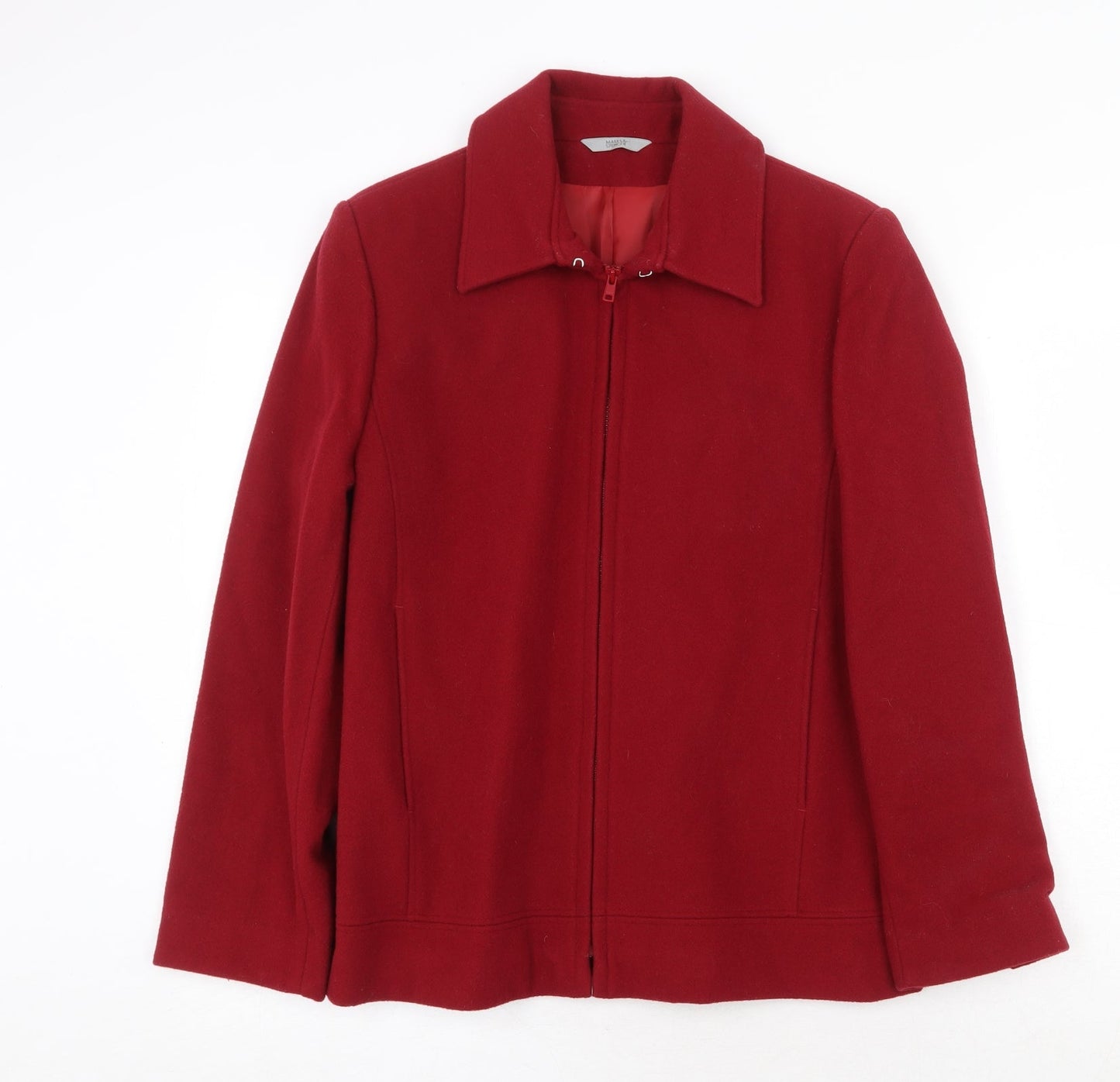 Womens UK Size 8 Marks and Spencer Red Jacket
