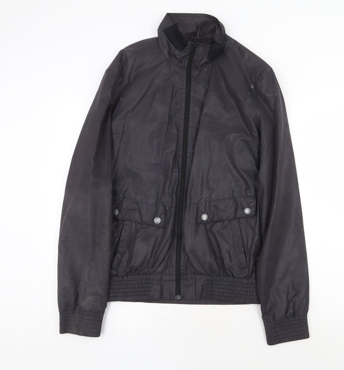 Mens UK Size M JUNK de LUXE Black Jacket