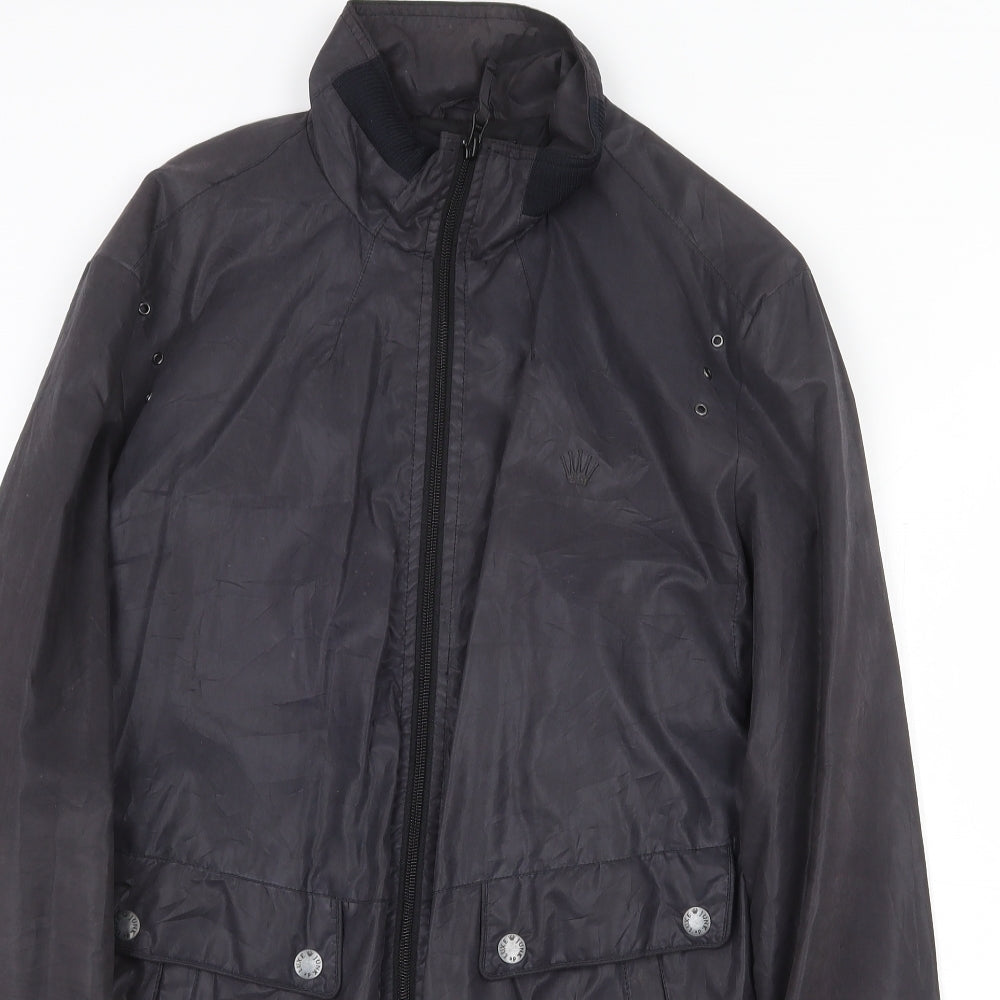 Mens UK Size M JUNK de LUXE Black Jacket