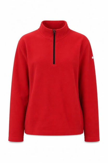 Bishop Womens Red Polyester Pullover Sweatshirt Size S Zip