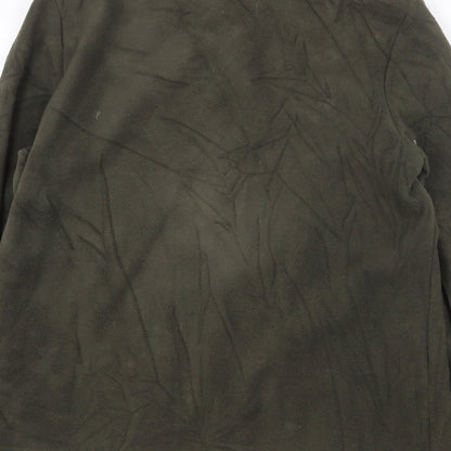 Marks and Spencer Womens Green Jacket Size 12 Zip