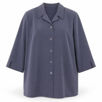 Frank Walder Womens Grey Polyester Jacket Blazer Size 18