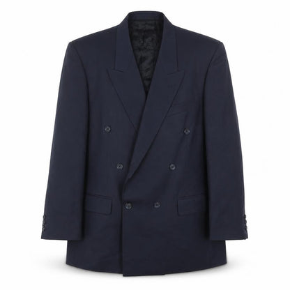 Ciesse Mens Blue Polyester Jacket Blazer Size 40 Regular