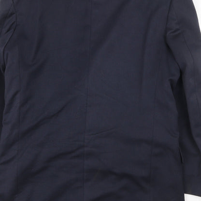 Ciesse Mens Blue Polyester Jacket Blazer Size 40 Regular
