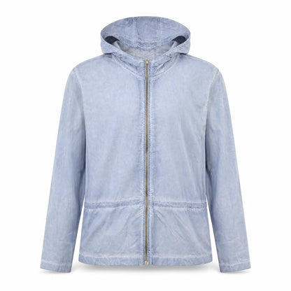 Polorage Womens Blue Geometric Jacket Size S Zip