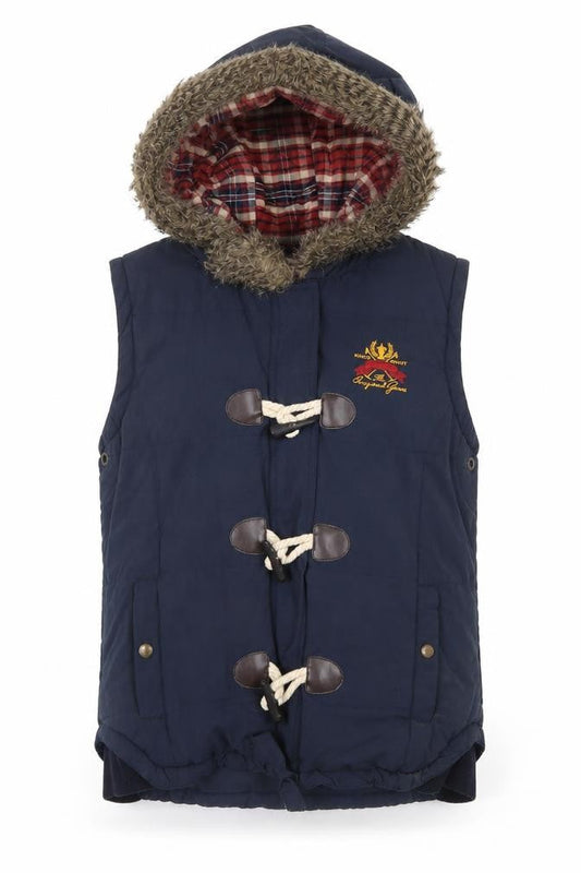 USPA Womens Blue Gilet Jacket Size M Zip
