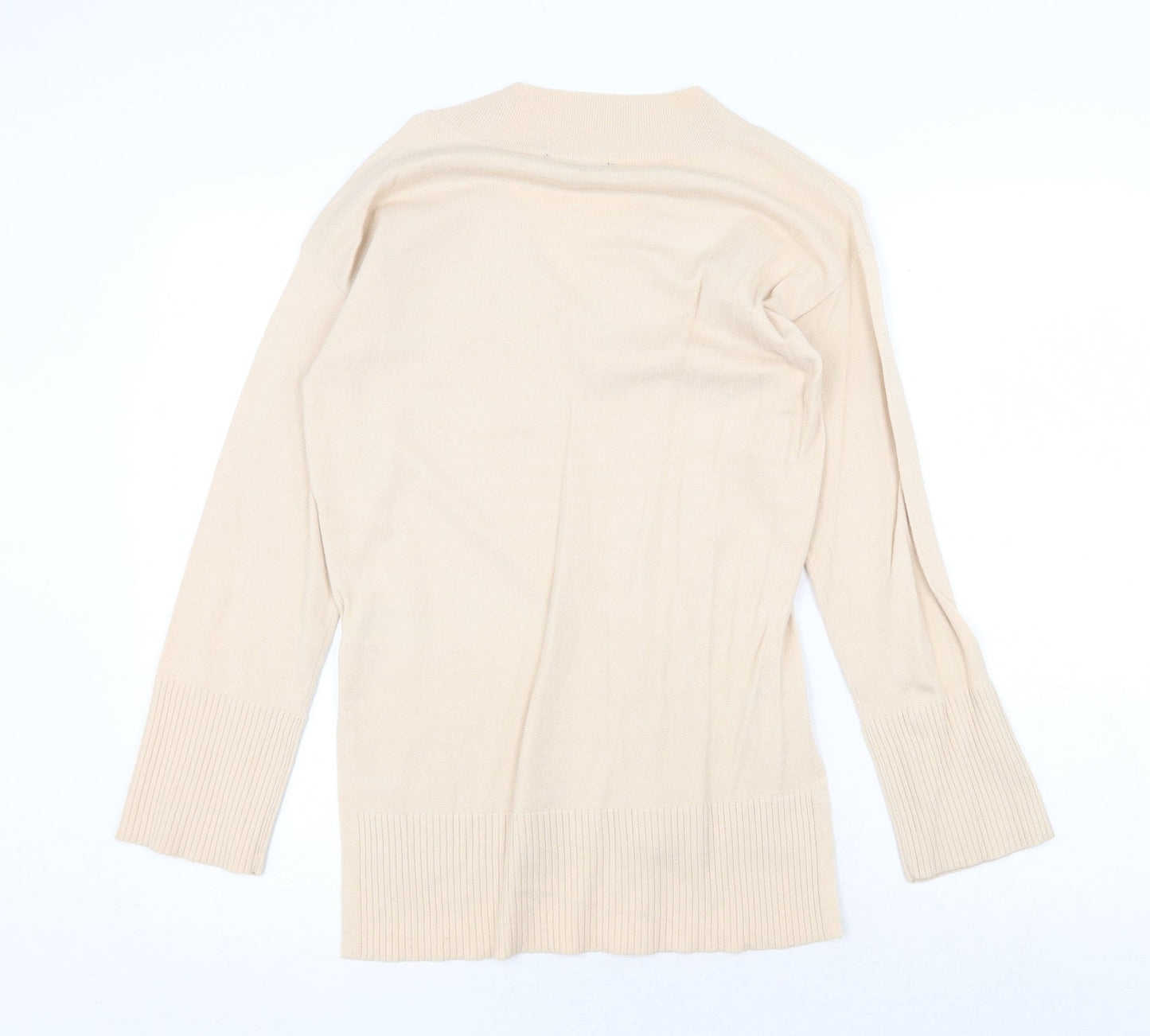 Womens UK Size XS Oasis Beige Pullover Jumper