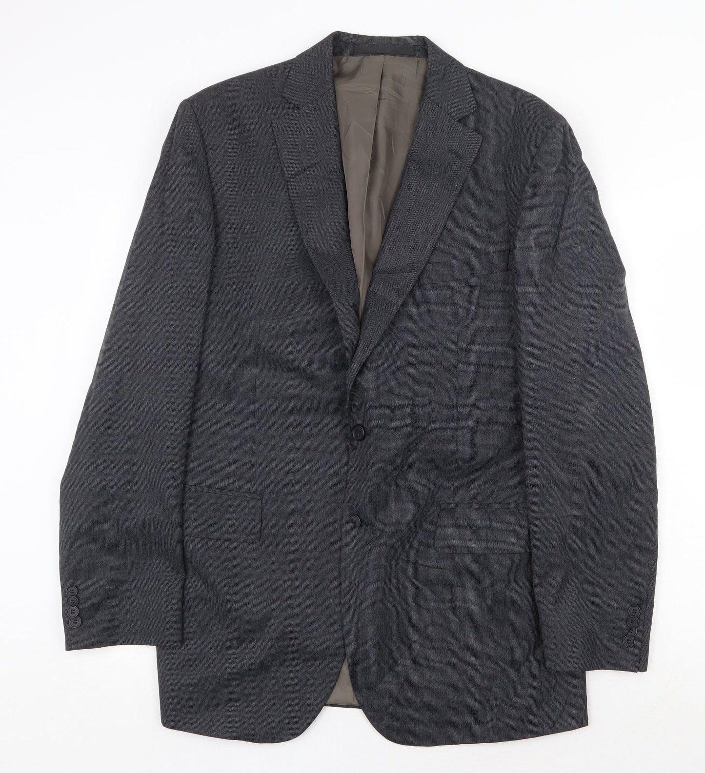 Mens UK Size 40 Marks and Spencer Regular Grey Suit Jacket