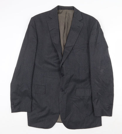 Mens UK Size 40 Marks and Spencer Regular Grey Suit Jacket