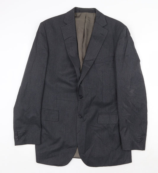 Mens UK Size 40 Marks and Spencer Regular Grey Suit Jacket